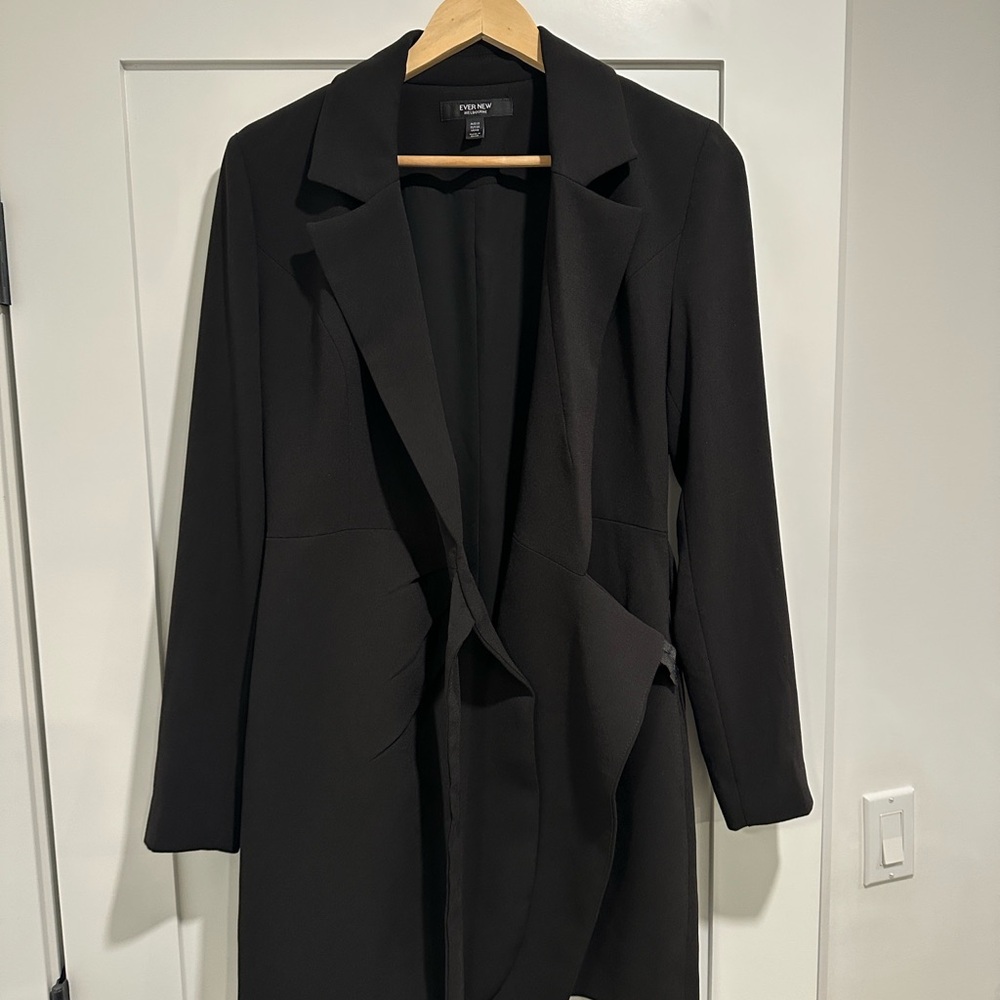 Timeless EverNew Elegant Black Women's Blazer Wrap Dress - Size US8